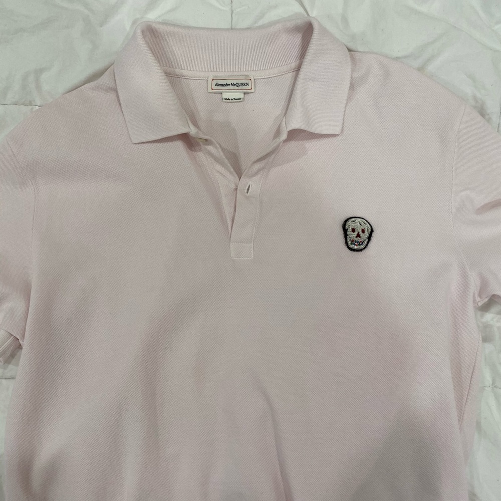 Alexander McQueen skull logo men’s large shirt